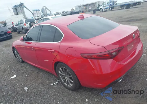 2018 Alfa Romeo Giulia Rwd from USA, damaged, VIN ZARFAEBN6J7580088